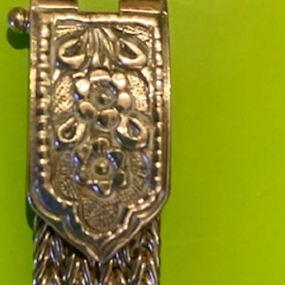 NEW 925 Pure Solid Sterling Silver Round Byzantine Unisex Bracelet from Thailand - Picture 5 of 7